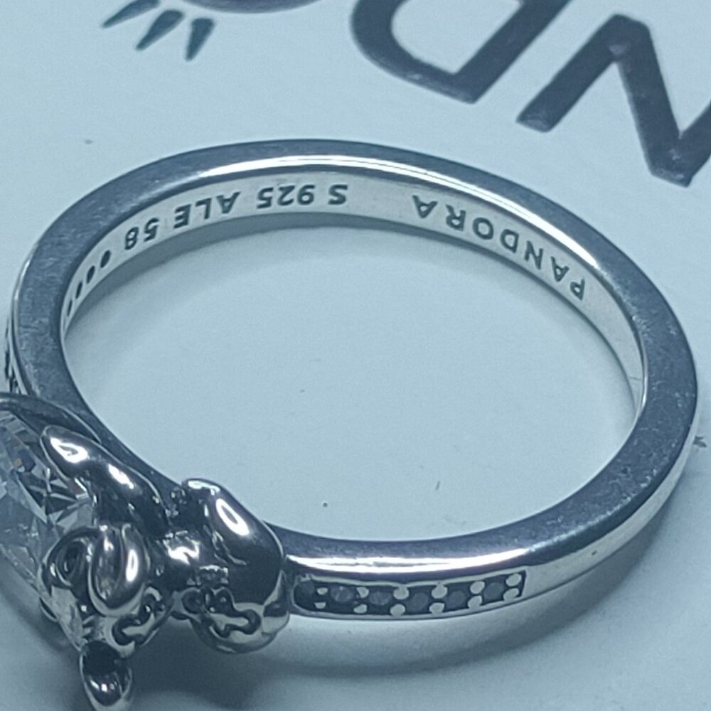 Anillo Disney Stitch y Stone Plata esterlina